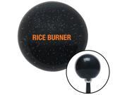 American Shifter Knob Orange Rice Burner Black Metal Flake M16x1.5