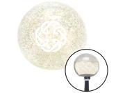 American Shifter Knob White Celtic Father Daughter Symbol Clear Metal Flake M16x1.5 American Shifter Knob White Celtic Father Daughter Symbol Clear Metal Flake M16x1.5