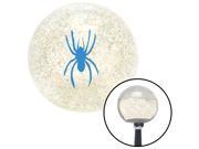American Shifter Knob Blue Spider Image Clear Metal Flake M16x1.5