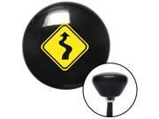 American Shifter Knob Yellow Curvy Road Black Retro M16x1.5 American Shifter Knob Yellow Curvy Road Black Retro M16x1.5