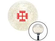 American Shifter Knob Red Hands of God Clear Metal Flake M16x1.5 American Shifter Knob Red Hands of God Clear Metal Flake M16x1.5