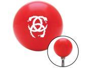 American Shifter Knob White Heraldic Snakes Red M16x1.5