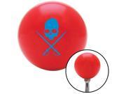 American Shifter Knob Blue Skull & Swords Red M16x1.5 American Shifter Knob Blue Skull & Swords Red M16x1.5