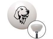 American Shifter Knob Black Golden Retriever White Retro M16x1.5 American Shifter Knob Black Golden Retriever White Retro M16x1.5