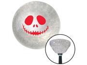 American Shifter Knob Red Jack Zippered Mouth Clear Retro Metal Flake M16x1.5