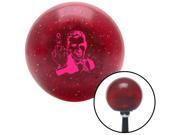 American Shifter Knob Pink Middle Finger Red Metal Flake M16x1.5