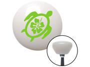 American Shifter Knob Green Turtle w/ Flower White Retro M16x1.5 American Shifter Knob Green Turtle w/ Flower White Retro M16x1.5