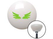 American Shifter Knob Green Wing of Royalty White Retro M16x1.5