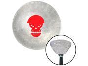 American Shifter Knob Red Scary Skull Clear Retro Metal Flake M16x1.5