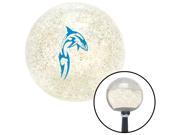 American Shifter Knob Blue Abstract Shark Clear Metal Flake M16x1.5 American Shifter Knob Blue Abstract Shark Clear Metal Flake M16x1.5
