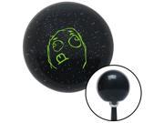 American Shifter Knob Green Concentrated Black Metal Flake M16x1.5