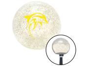 American Shifter Knob Yellow Artistic Dolphin Clear Metal Flake M16x1.5 American Shifter Knob Yellow Artistic Dolphin Clear Metal Flake M16x1.5