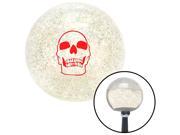 American Shifter Knob Red Skull Clear Metal Flake M16x1.5 American Shifter Knob Red Skull Clear Metal Flake M16x1.5