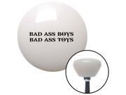 American Shifter Knob Black Bad Ass Boys Bad Ass Toys White Retro M16x1.5 American Shifter Knob Black Bad Ass Boys Bad Ass Toys White Retro M16x1.5