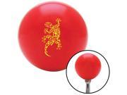 American Shifter Knob Yellow Abstract Gecko Red M16x1.5