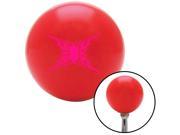 American Shifter Knob Pink Super Large Tribal Flames Red M16x1.5