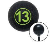 American Shifter Knob Green Ball 13 Black Metal Flake M16x1.5