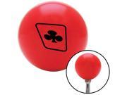 American Shifter Knob Black Clubs on a Card Red M16x1.5