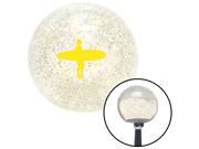 American Shifter Knob Yellow Surfer Clear Metal Flake M16x1.5 American Shifter Knob Yellow Surfer Clear Metal Flake M16x1.5