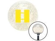 American Shifter Knob Yellow Captain Clear Metal Flake M16x1.5 American Shifter Knob Yellow Captain Clear Metal Flake M16x1.5