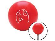 American Shifter Knob White Concentrated Red M16x1.5 American Shifter Knob White Concentrated Red M16x1.5