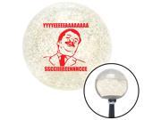 American Shifter Knob Red Neil Degrasse Tyson Clear Metal Flake M16x1.5