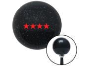 American Shifter Knob Red Officer 10 Admiral Black Metal Flake M16x1.5