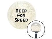 American Shifter Knob Black Need For Speed Clear Metal Flake M16x1.5