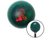 American Shifter Knob Red Middle Finger Green Metal Flake M16x1.5
