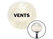 American Shifter Knob Black VENTS Clear Metal Flake M16x1.5 American Shifter Knob Black VENTS Clear Metal Flake M16x1.5