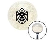 American Shifter Knob Black Senior Master Sergeant First Sergeant Clear Metal Flake M16x1.5 American Shifter Knob Black Senior Master Sergeant First Sergeant Clear Metal Flake M16x1.5