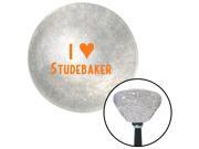 American Shifter Knob Orange I <3 STUDEBAKER Clear Retro Metal Flake M16x1.5 American Shifter Knob Orange I <3 STUDEBAKER Clear Retro Metal Flake M16x1.5