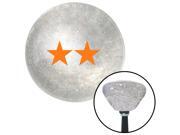 American Shifter Knob Orange Officer 08 - Major General Clear Retro Metal Flake M16x1.5 American Shifter Knob Orange Officer 08 - Major General Clear Retro Metal Flake M16x1.5