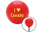 American Shifter Knob Yellow I <3 CAMARO Red M16x1.5 American Shifter Knob Yellow I <3 CAMARO Red M16x1.5
