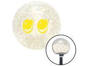 American Shifter Knob Yellow Cute Eyes Clear Metal Flake M16x1.5 American Shifter Knob Yellow Cute Eyes Clear Metal Flake M16x1.5