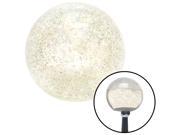 American Shifter Knob White Guy Cereal Spitting Clear Metal Flake M16x1.5