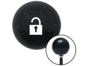 American Shifter Knob White Unlocked Lock Black Metal Flake M16x1.5 American Shifter Knob White Unlocked Lock Black Metal Flake M16x1.5