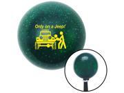 American Shifter Knob Yellow Only On A Jeep Green Metal Flake M16x1.5 American Shifter Knob Yellow Only On A Jeep Green Metal Flake M16x1.5