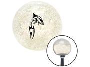 American Shifter Knob Black Dolphin in Air Clear Metal Flake M16x1.5