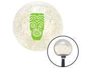 American Shifter Knob Green Hawaiian Mask Clear Metal Flake M16x1.5 American Shifter Knob Green Hawaiian Mask Clear Metal Flake M16x1.5