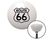 American Shifter Knob Black Route 66 Sign White Retro M16x1.5 American Shifter Knob Black Route 66 Sign White Retro M16x1.5