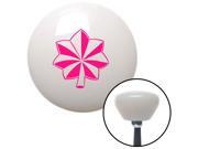 American Shifter Knob Pink Officer 04 and 05 White Retro M16x1.5
