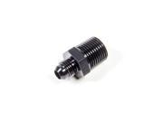 TRIPLE X Black 6 AN to 1 2 in NPT Straight Adapter Fitting P N HF 90064 BLK