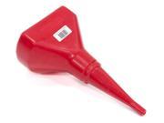 Scribner Plastic Red 8 in D Shape Plastic Funnel P N 6114R