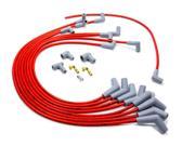 Advanced Fuel Ignition BBF HEI Straight Red Spark Plug Wire Set P N 850703