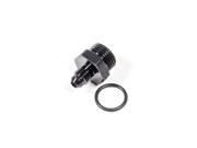 TRIPLE X Black 4 AN to 8 AN O Ring Straight Adapter Fitting P N HF 80480 BLK