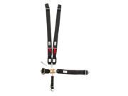 HOOKER HARNESS Black Wrap Around 5 Point Latch and link Harness P N 51000