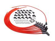 Advanced Fuel Ignition V8 HEI Socket 135 Deg Red Plug Wire Set P N 850802