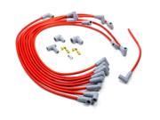 Advanced Fuel Ignition SBC HEI Straight Red Spark Plug Wire Set P N 850301