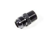 TRIPLE X Black 12 AN to 3 4 in NPT Straight Adapter Fitting P N HF 90125 BLK